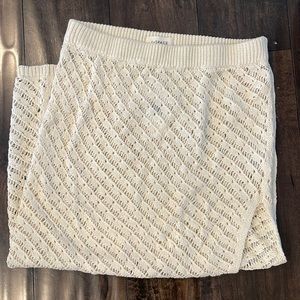L Space women’s crochet skirt